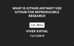 Research Platforms Services - GitHub Workshop